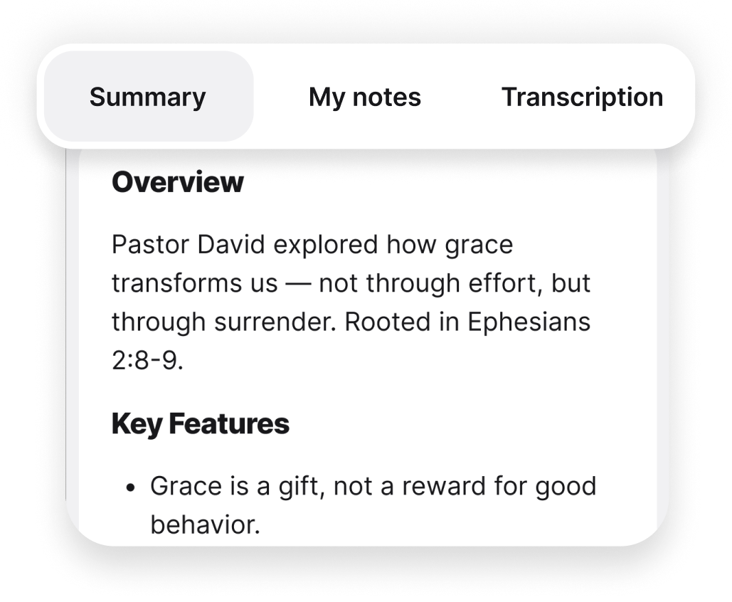 AI-powered transcription